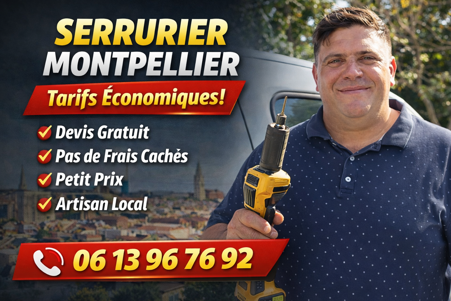 Serrurier montpellier pas cher